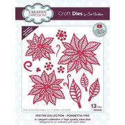 Creative Expressions - Sue Wilson - Poinsettia Trio Cutting Die