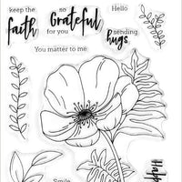 Altenew - Paint-A-Flower: Poppy Outline - Clear Stamp Set