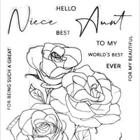 Altenew - Paint-A-Flower: Rosa Floribunda - Clear Stamp Set