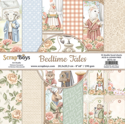 8" x 8" paper pad - Bedtime Tales
