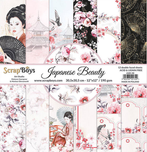 12" x 12" paper pad - Japanese Beauty