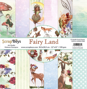 12" x 12" paper pad - Fairy Land