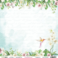 8" x 8" paper pad - Primavera