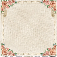 12" x 12" paper pad - Sewing Love
