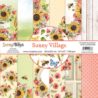 12" x 12" paper pad - Sunny Village