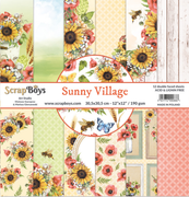 12" x 12" paper pad - Sunny Village
