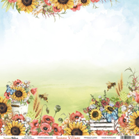 12" x 12" paper pad - Sunny Village