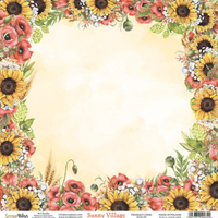 12" x 12" paper pad - Sunny Village