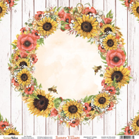 12" x 12" paper pad - Sunny Village