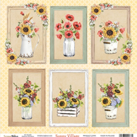 12" x 12" paper pad - Sunny Village