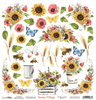12" x 12" paper pad - Sunny Village
