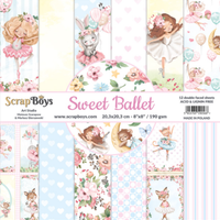 8" x 8" paper pad - Sweet Ballet