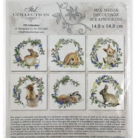 Bunnies 1 - rice paper set