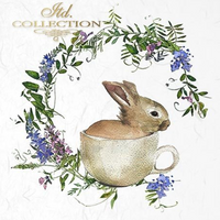 Bunnies 1 - rice paper set