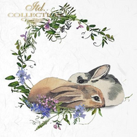 Bunnies 1 - rice paper set