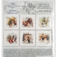 Christmas Mice - rice paper set