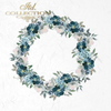 Blue Florals - rice paper set