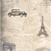 A4 Old Cars paper pad