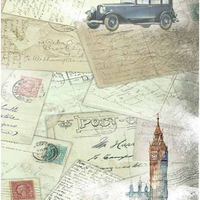 A4 Old Cars paper pad