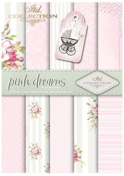 A4 Pink Dreams paper pad