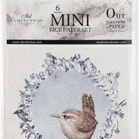 Birds of Winter - rice paper set