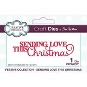 Creative Expressions - Sue Wilson - Sending Love This Christmas Cutting Die