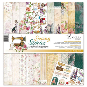 12" x 12" paper pad - Sewing Stories
