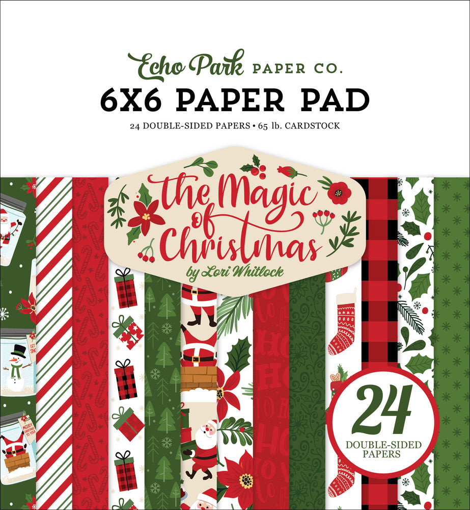 6" x 6" paper pad - The Magic of Christmas