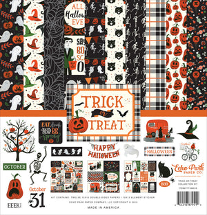 12" x 12" paper pad -  Trick or Treat