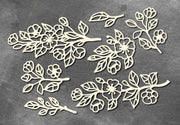 Twigs with Flowers set