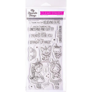 My Favorite Things Birdie Brown - Unicorns and Glitter - Clear Stamp Set