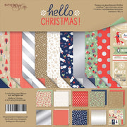 8" x 8" paper pad - Hello Christmas - Crafty Wizard