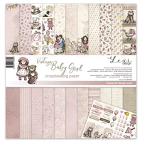 12" x 12" paper pad - Vintage Baby Girl