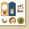 6" x 6" paper pad - Hello Santa Claus Flowers & Ornaments