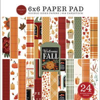 6" x 6" paper pad - Welcome Fall