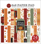 6" x 6" paper pad - Welcome Fall