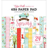6" x 6" paper pad - Welcome Spring