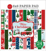 6" x 6" paper pad - White Christmas
