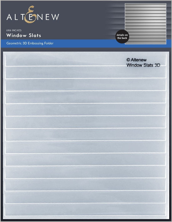 Altenew - Window Slats 3D Embossing Folder