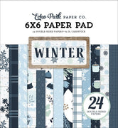 6" x 6" paper pad - Winter