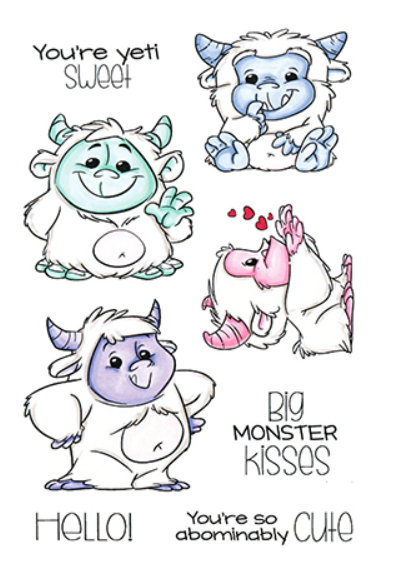 C.C. Designs - Abominable - Clear Stamp Set