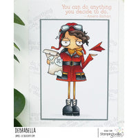 Stamping Bella Oddball Amelia - Rubber Stamp Set