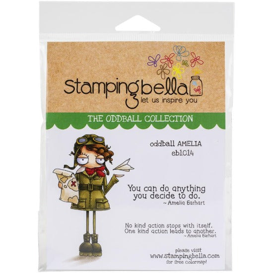 Stamping Bella Oddball Amelia - Rubber Stamp Set