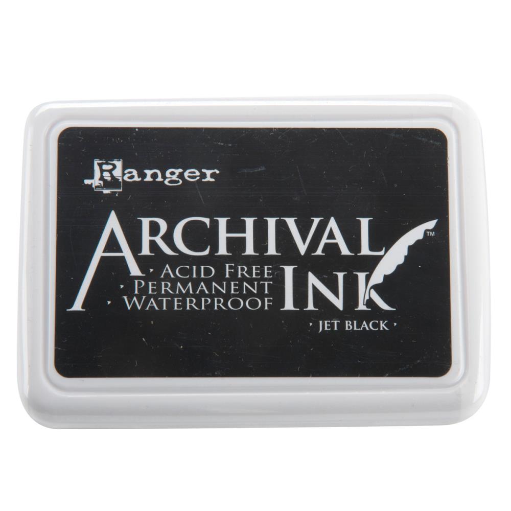 Ranger Archival Ink Pad - Jet Black - Crafty Wizard