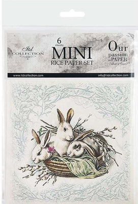 Easter Bunnies - rice paper set