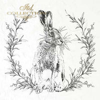 Wreaths and Hares 3 - rice paper set