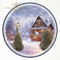 Christmas Scenes - rice paper set