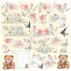 12" x 12" sheets of paper - Baby Shabby - Crafty Wizard