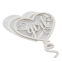 Balloon heart girl shaker set