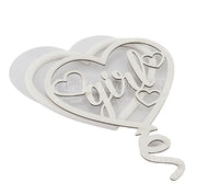 Balloon heart girl shaker set